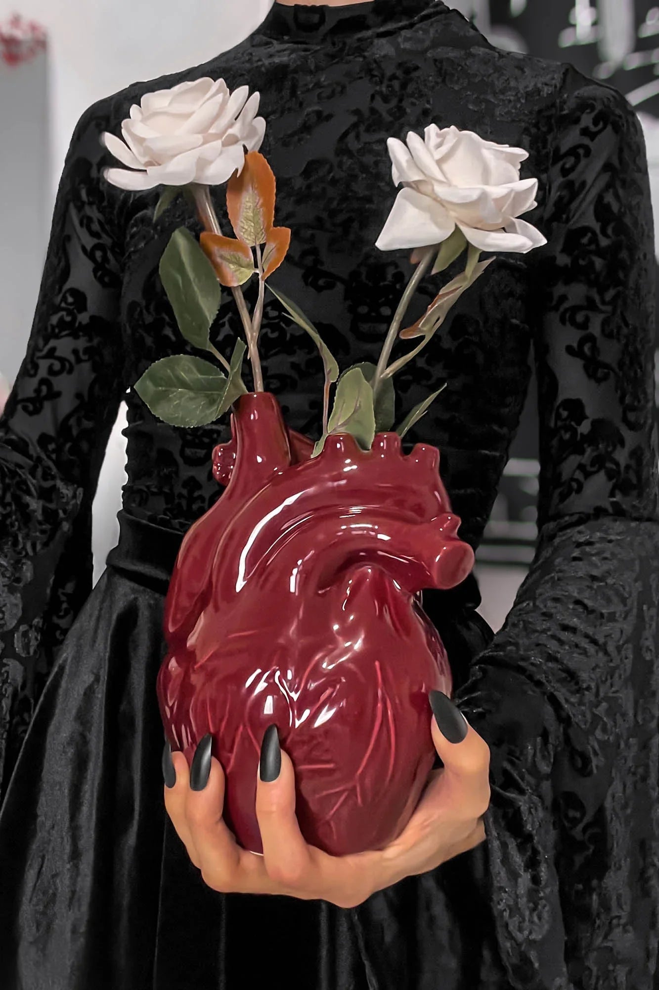 Killstar Ana-Tomic Anatomical Heart Porcelain Vase