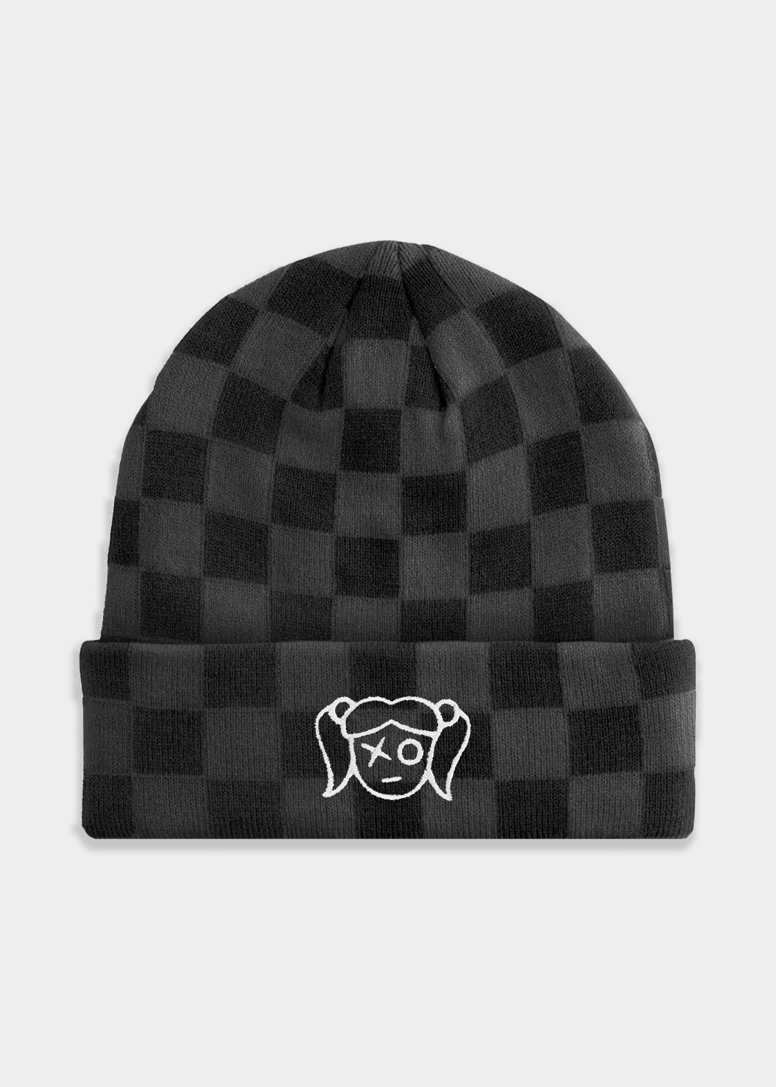 Logo Checkerboard Beanie