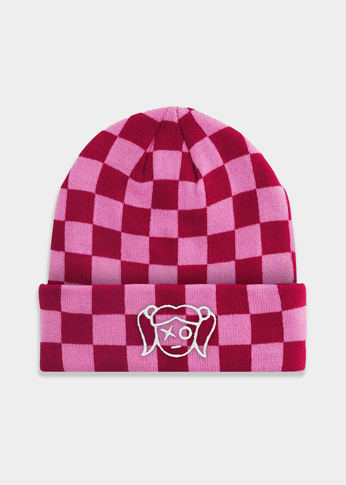 Logo Checkerboard Beanie