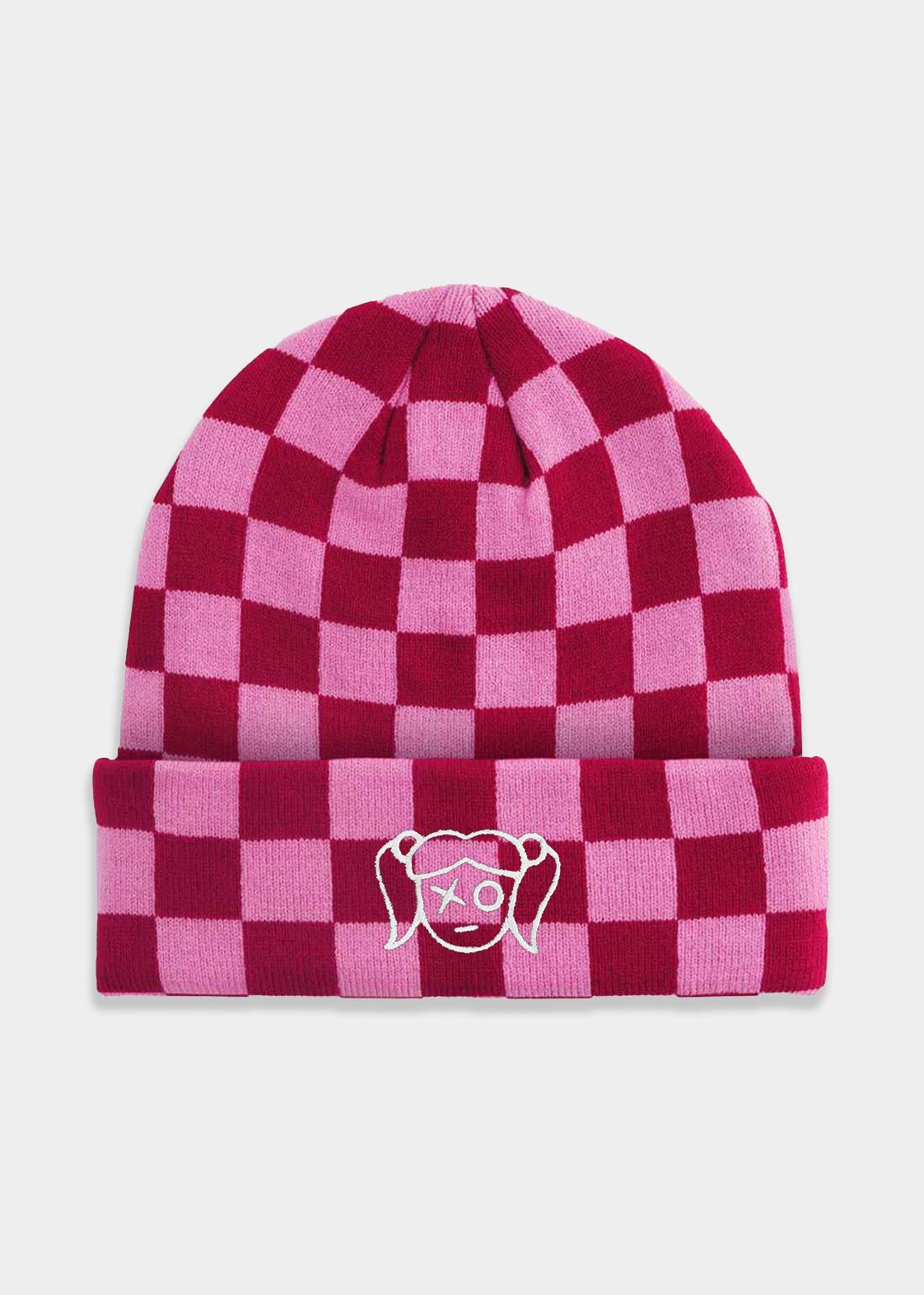 Logo Checkerboard Beanie