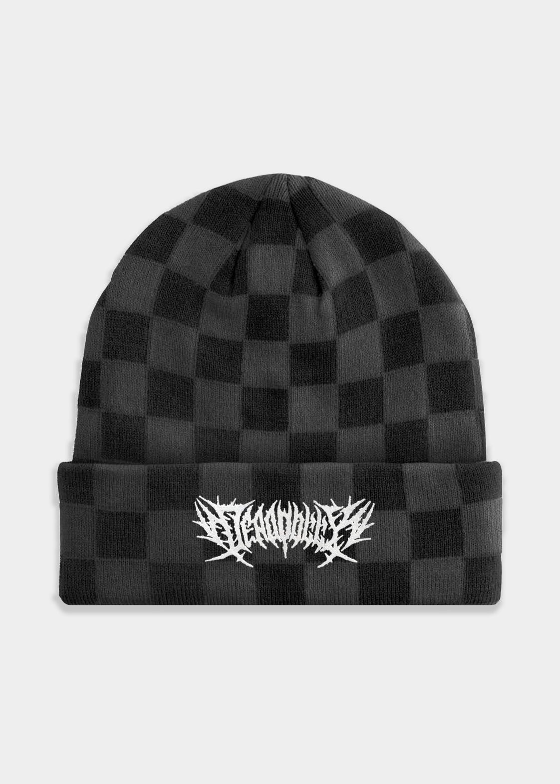 Metal Checkerboard Beanie