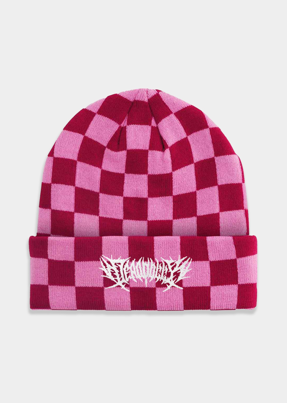 Metal Checkerboard Beanie