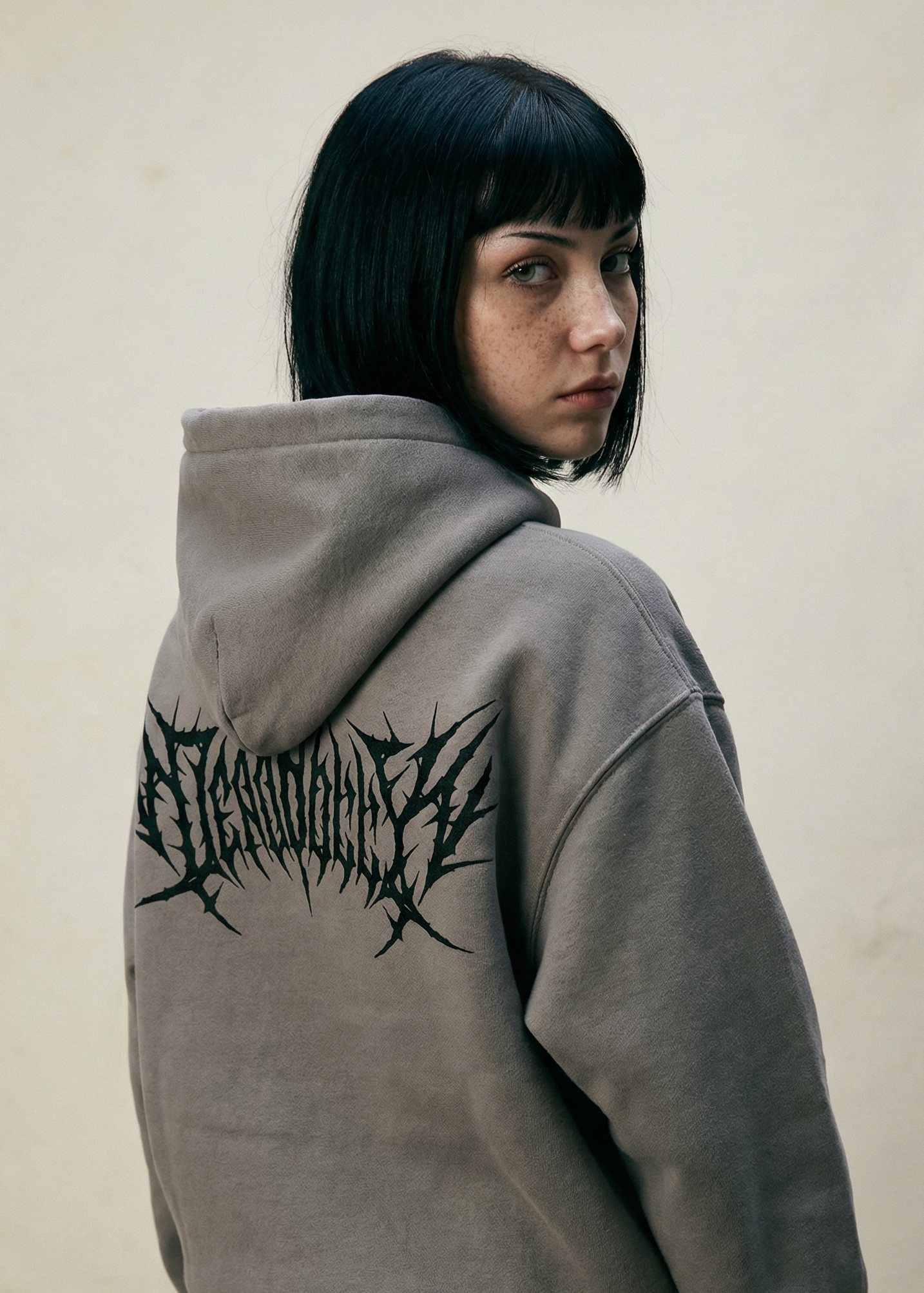 Metal Hoodie / Back Print