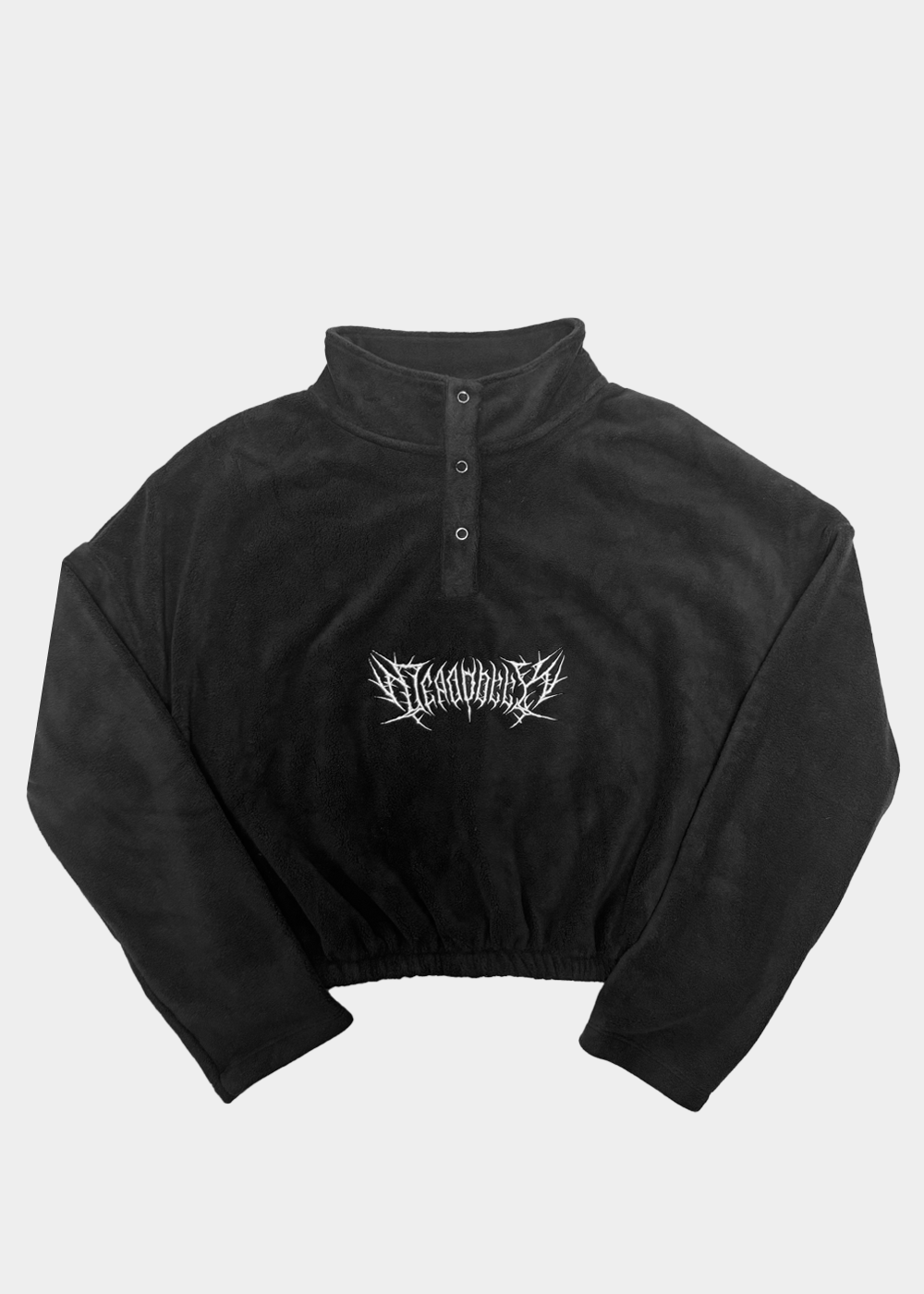 Cropped Fleece Sweatshirt