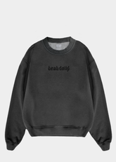 Faded Black Logo Sweatshirt