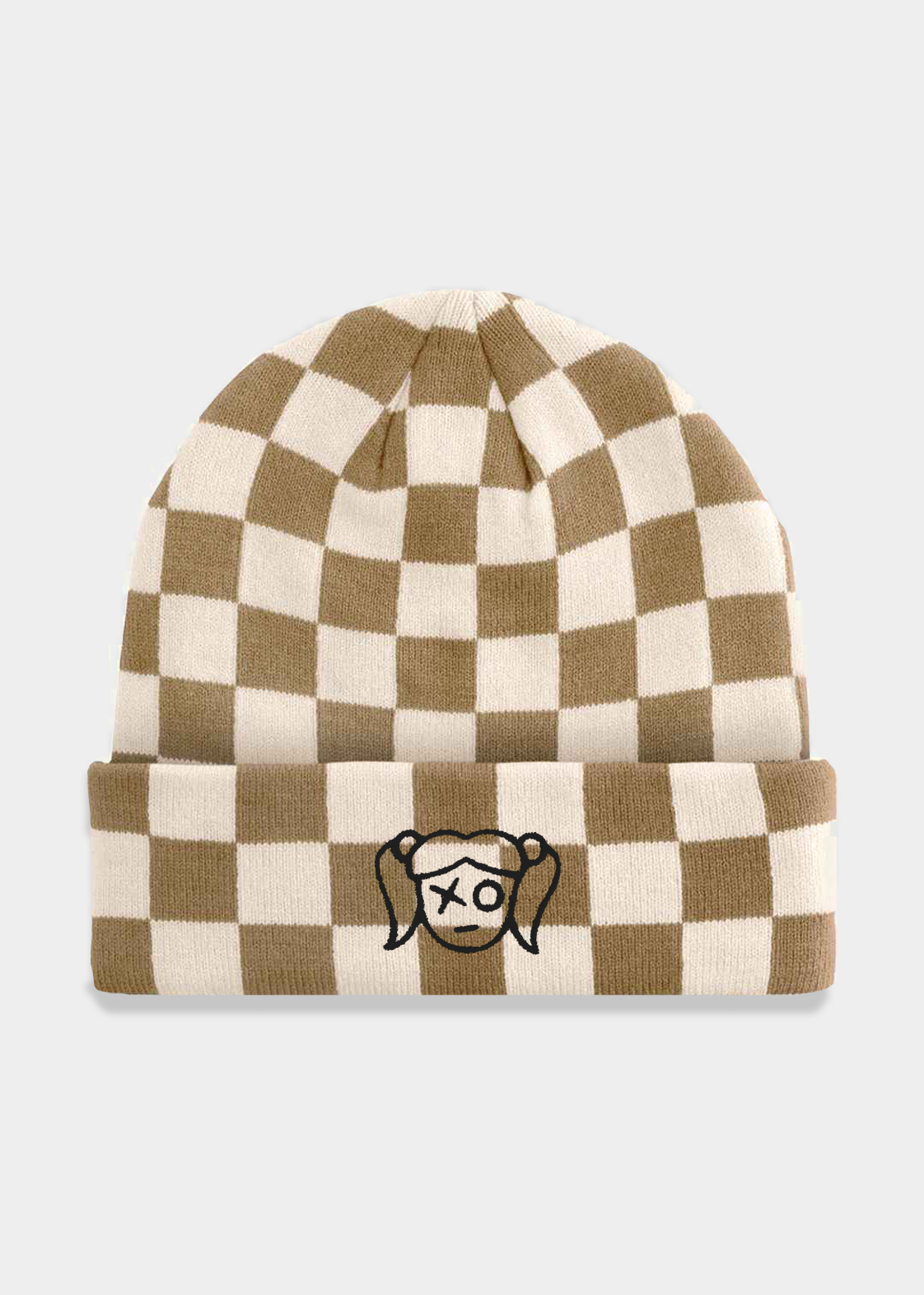 Logo Checkerboard Beanie