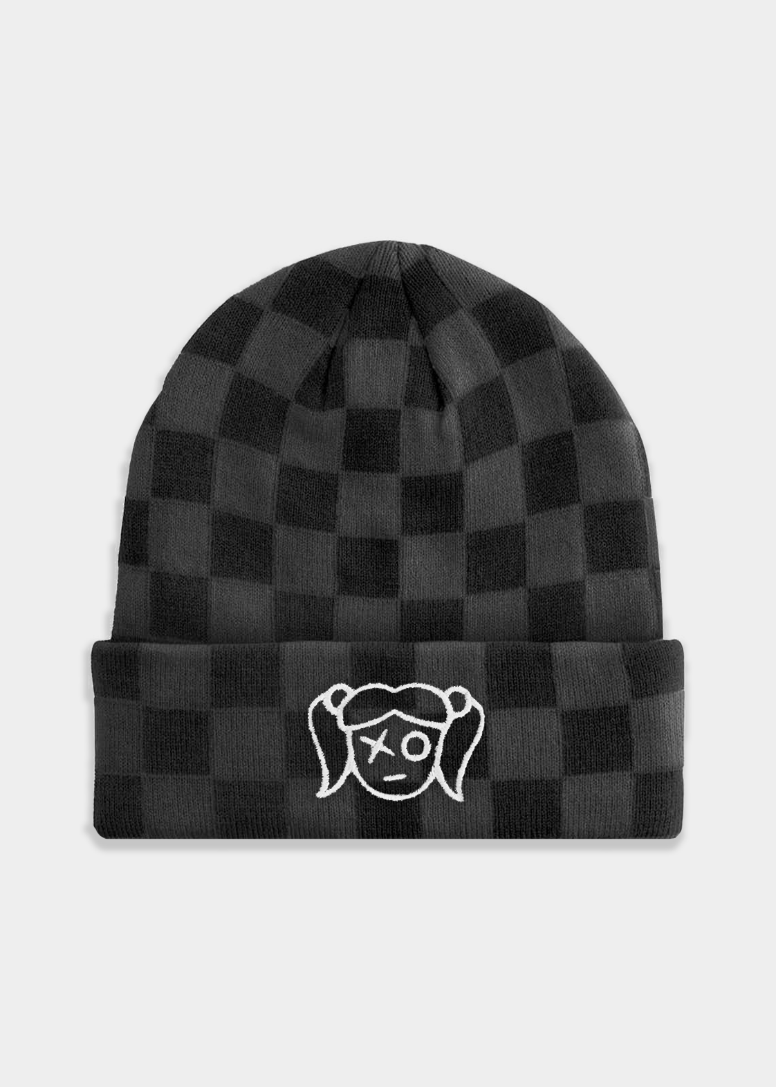 Logo Checkerboard Beanie