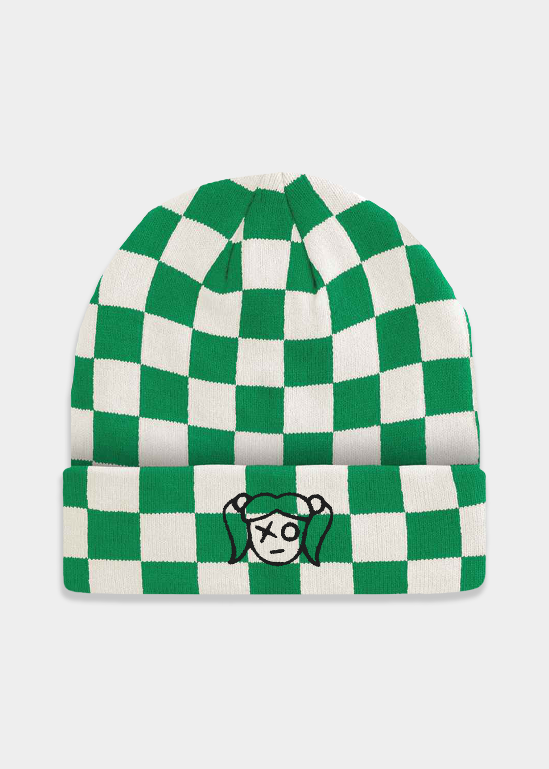 Logo Checkerboard Beanie