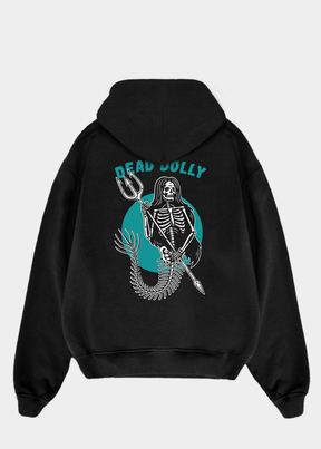 Mermaid Skeleton Hoodie / Back Print