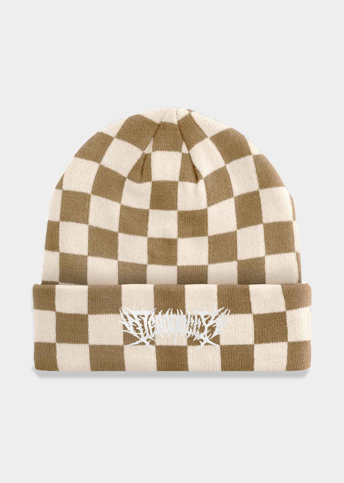 Metal Checkerboard Beanie