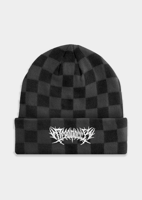 Metal Checkerboard Beanie