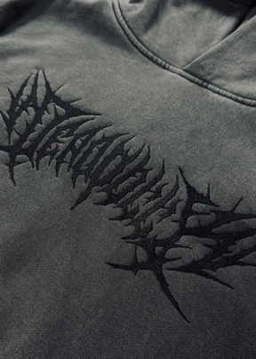 Metal Embroidered Hoodie