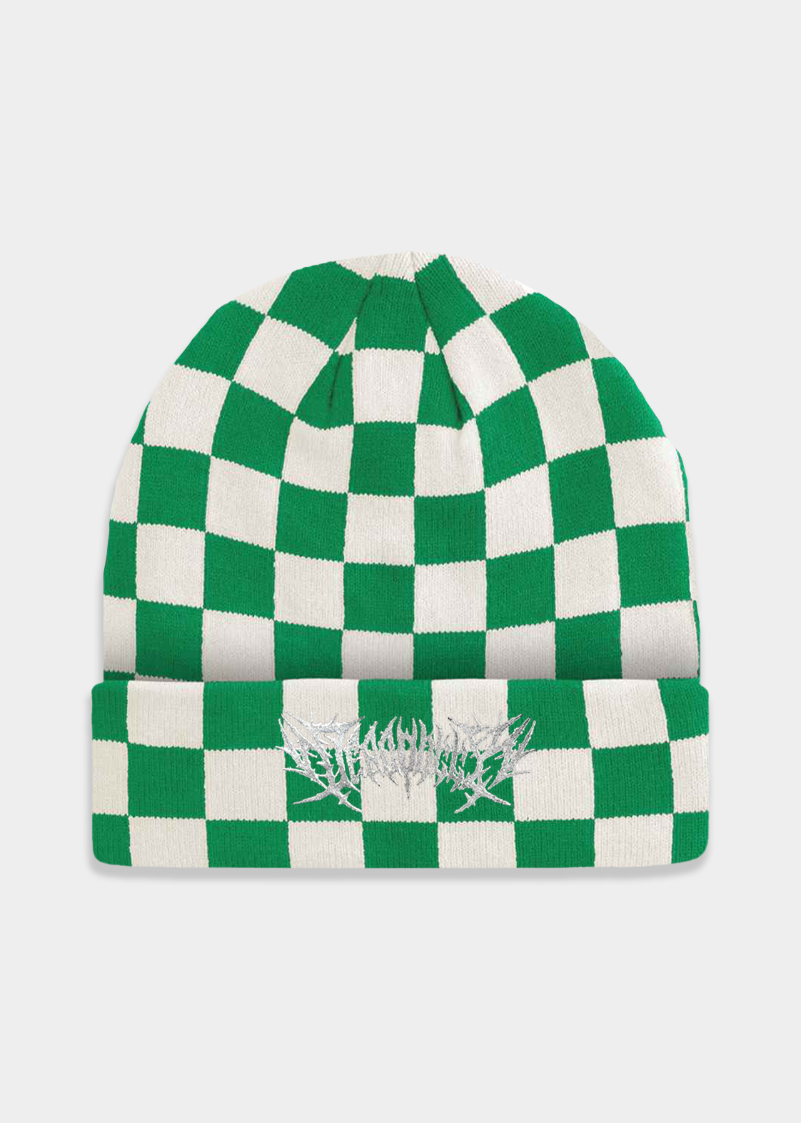 Metal Checkerboard Beanie