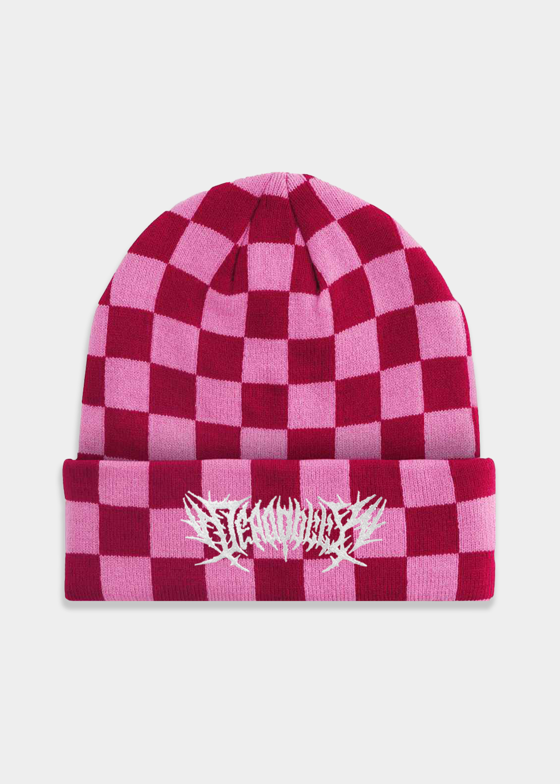 Metal Checkerboard Beanie
