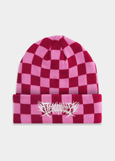 Metal Checkerboard Beanie