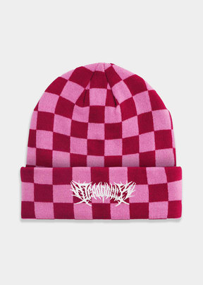 Metal Checkerboard Beanie
