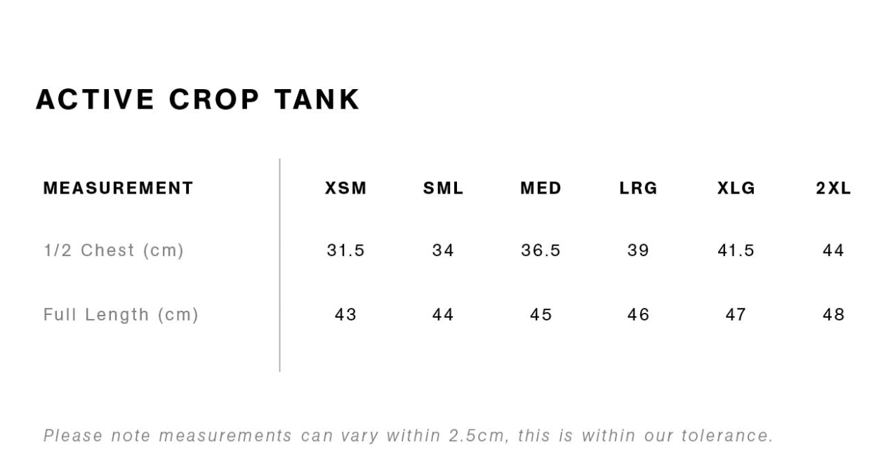 DD Active Crop Tank