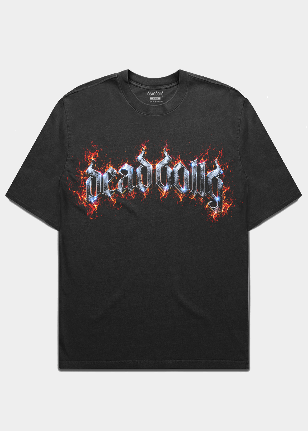 Flame Logo Oversized T-shirt