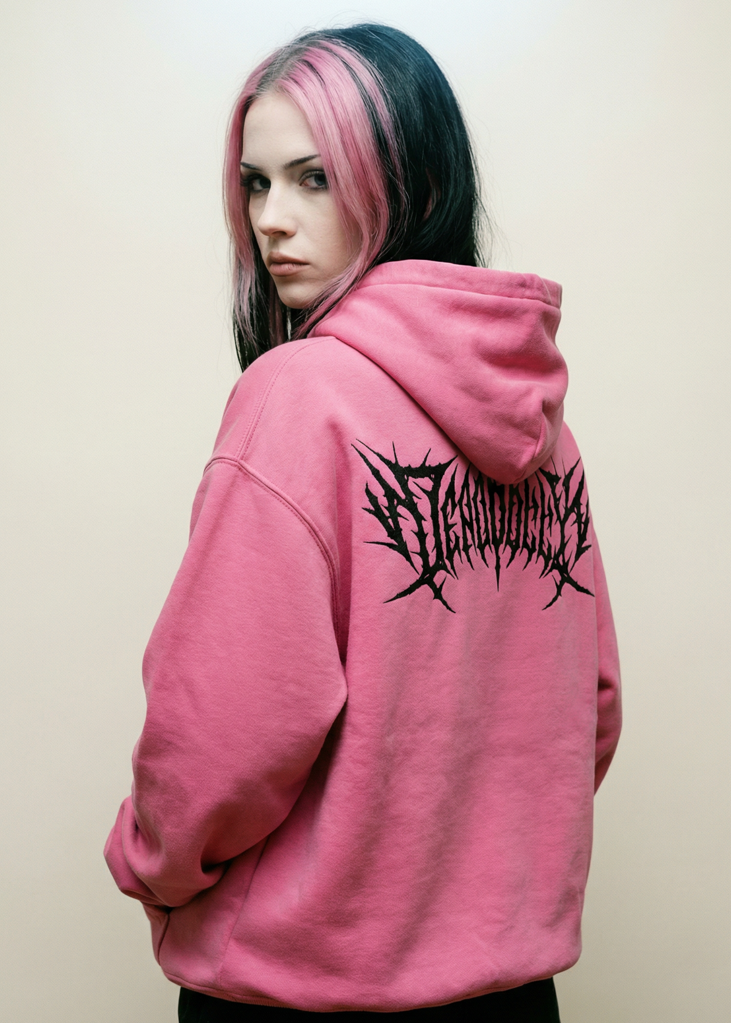 Metal Hoodie / Back Print