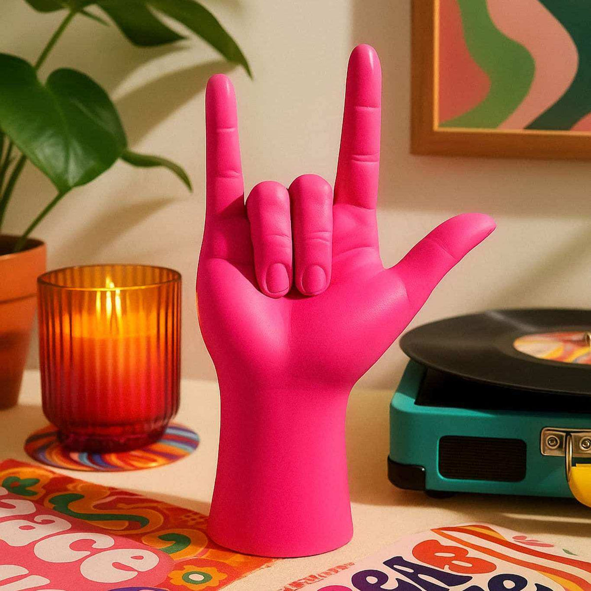 Peace & Love Sculpture