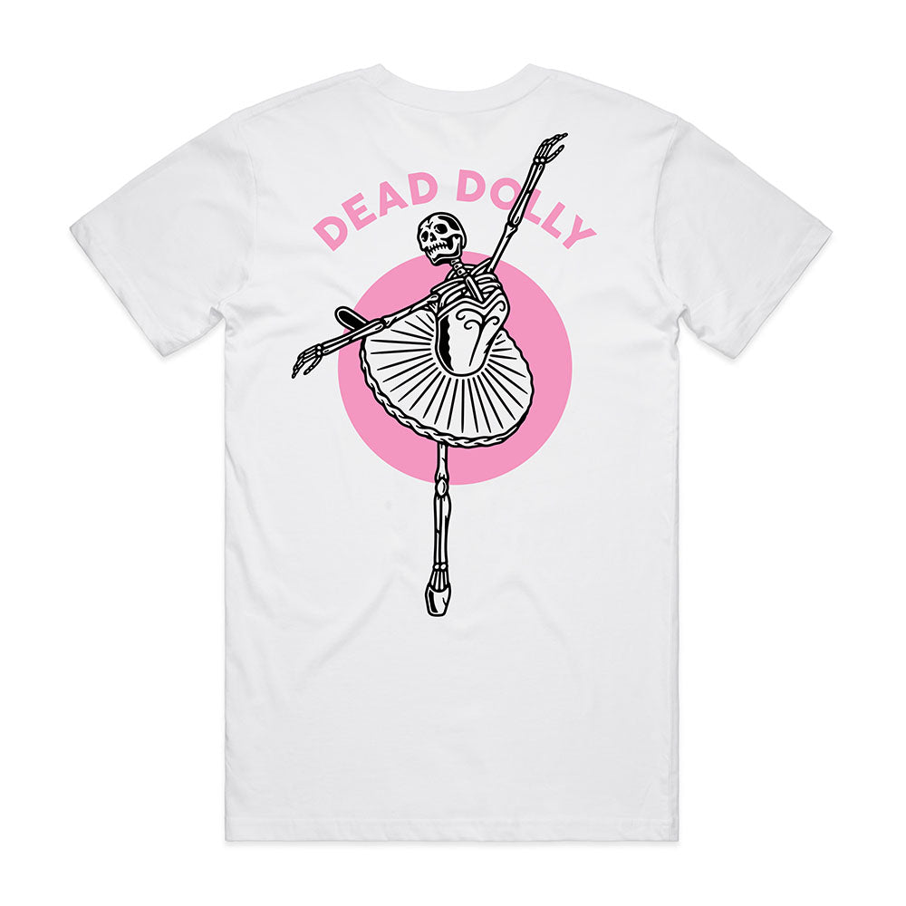 Ballerina Skeleton T-shirt / Back Print
