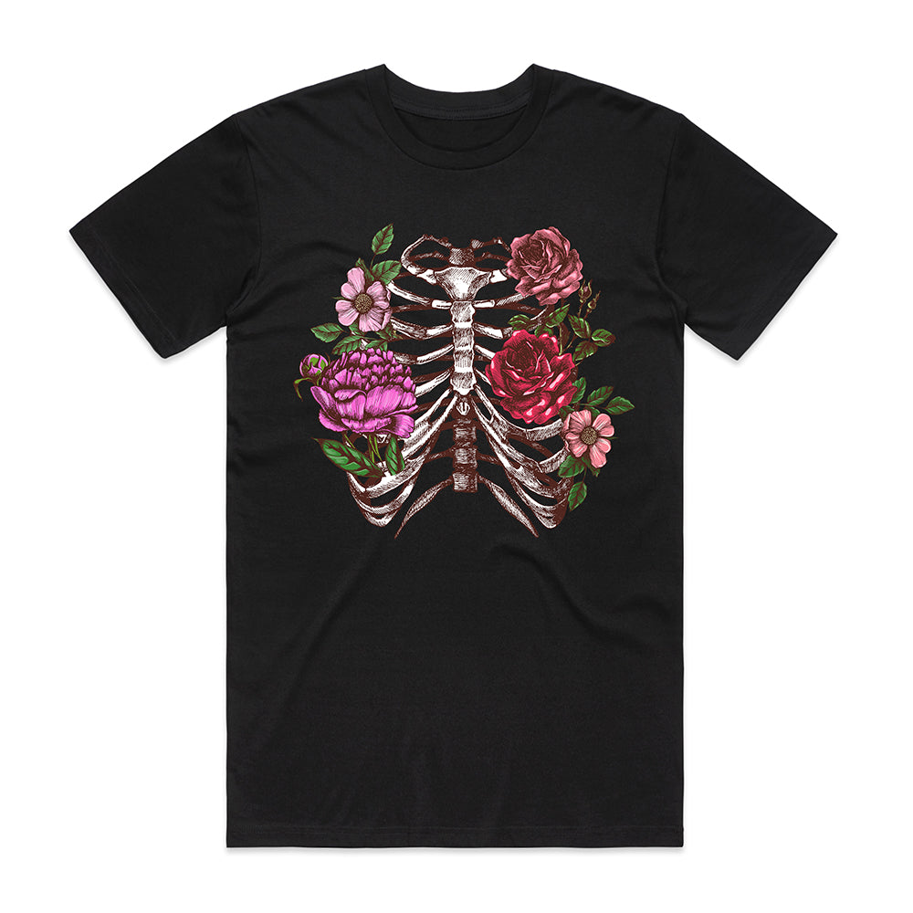 Blooming Chest T-shirt / Front Print