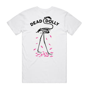 Flamingo Skeleton T-shirt / Back Print