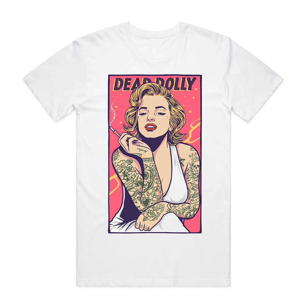 Tattoo'd Marilyn Front Print T-shirt