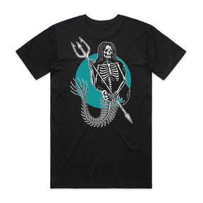 Mermaid Skeleton T-shirt / Back Print