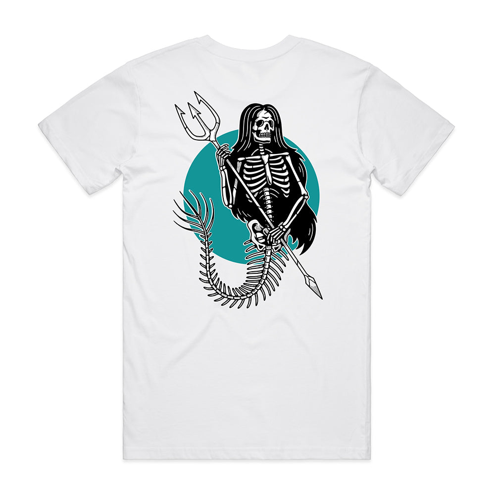 Mermaid Skeleton T-shirt / Back Print