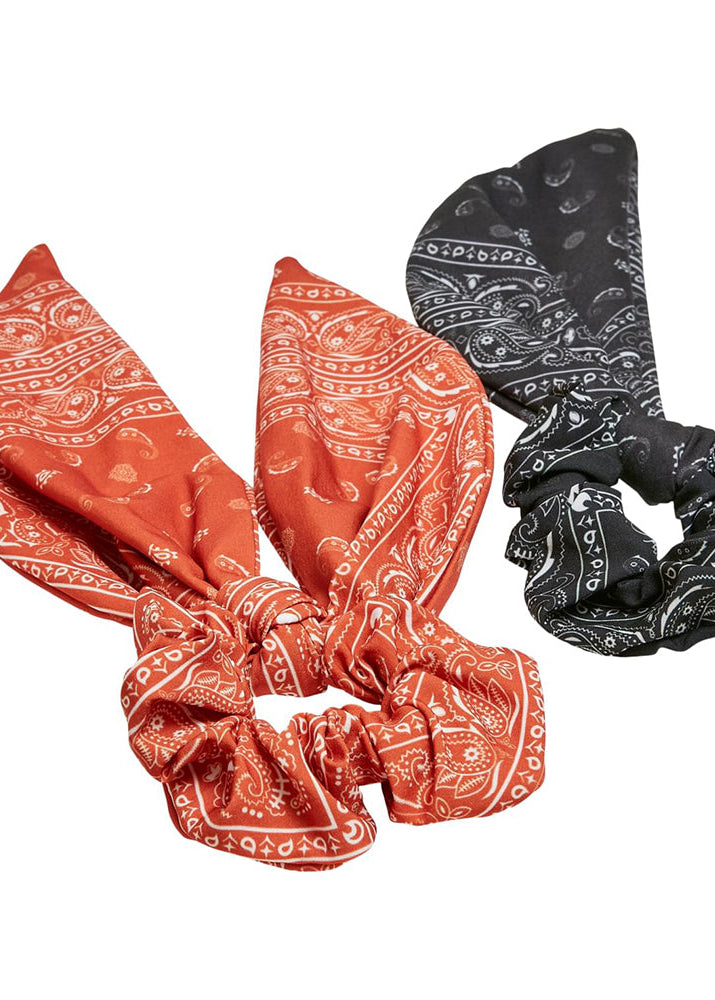 Bandana Print Scrunchies 2-Pack
