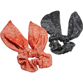 Bandana Print Scrunchies 2-Pack